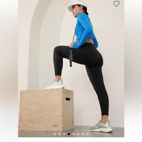 ATHLETA Rainier Mid Rise Jogger // Black #488459 - Picture 6 of 16